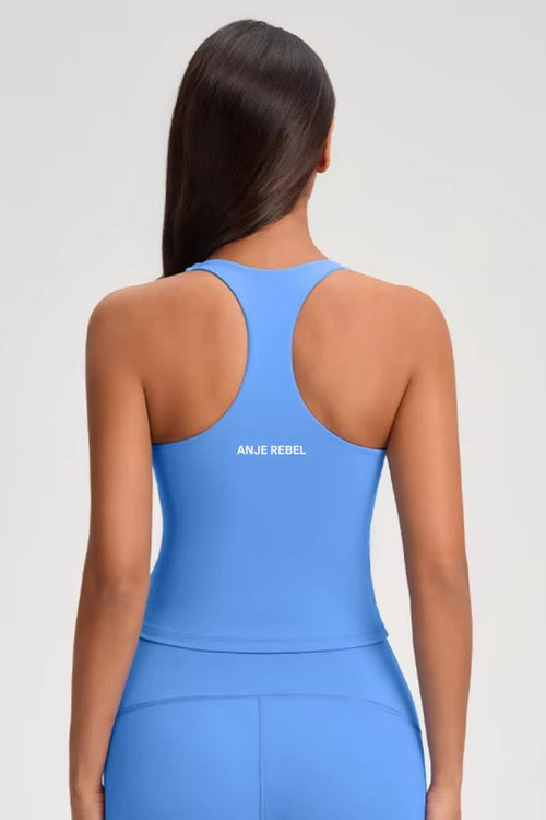 Halter-Neck Racerback Tank Top ANJE REBEL