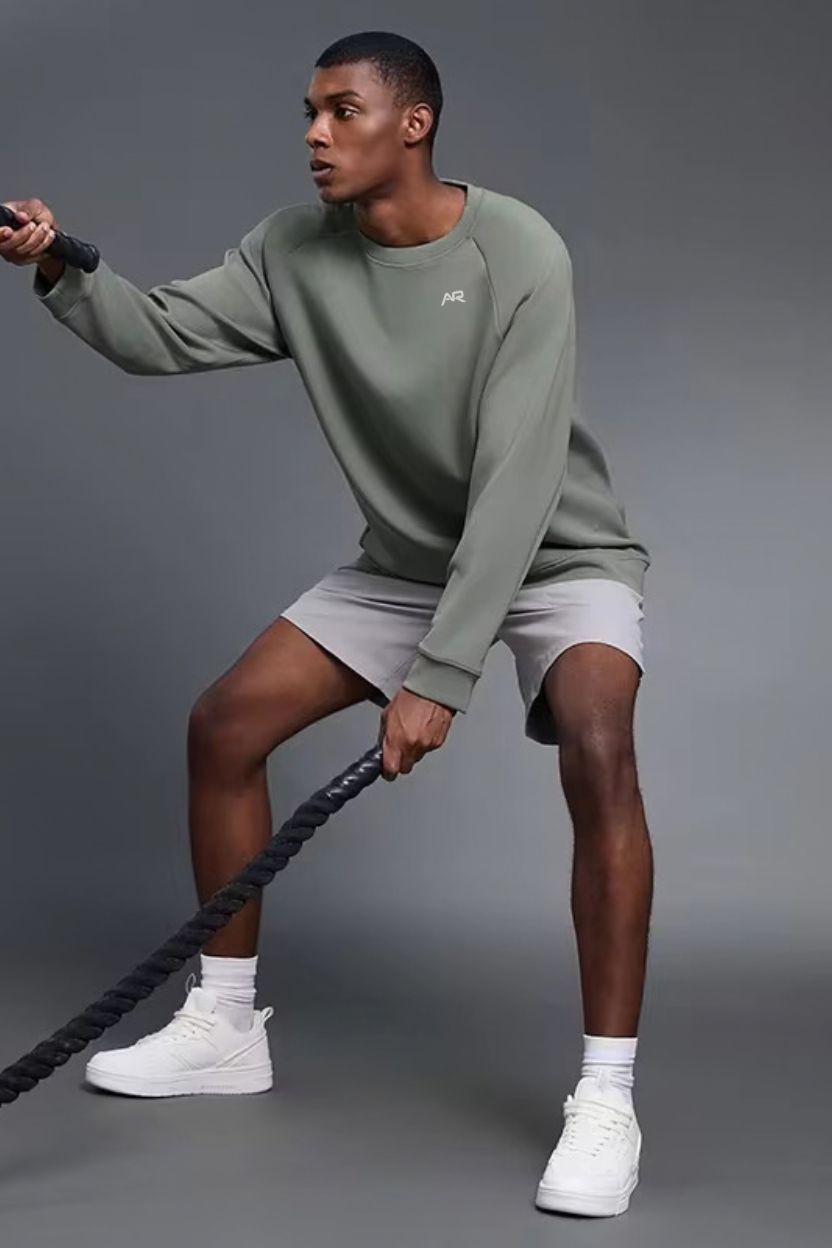 Pullover Round Neck Long Sleeves Shirt ANJE REBEL