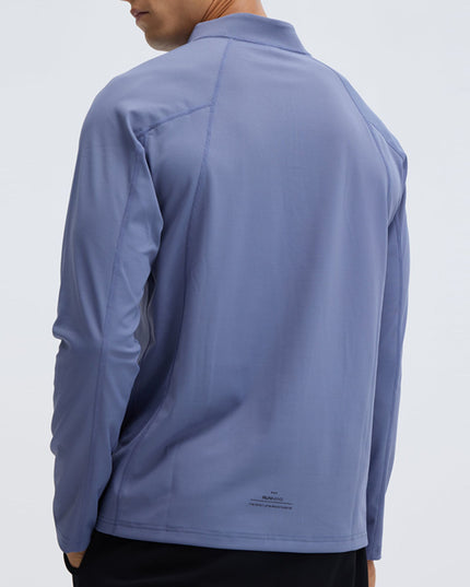 Sweatwicking Half-Zipper Active Long Sleeves Shirt - ANJE REBEL
