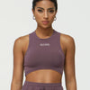 Women's Halterneck Cropped Tank Top