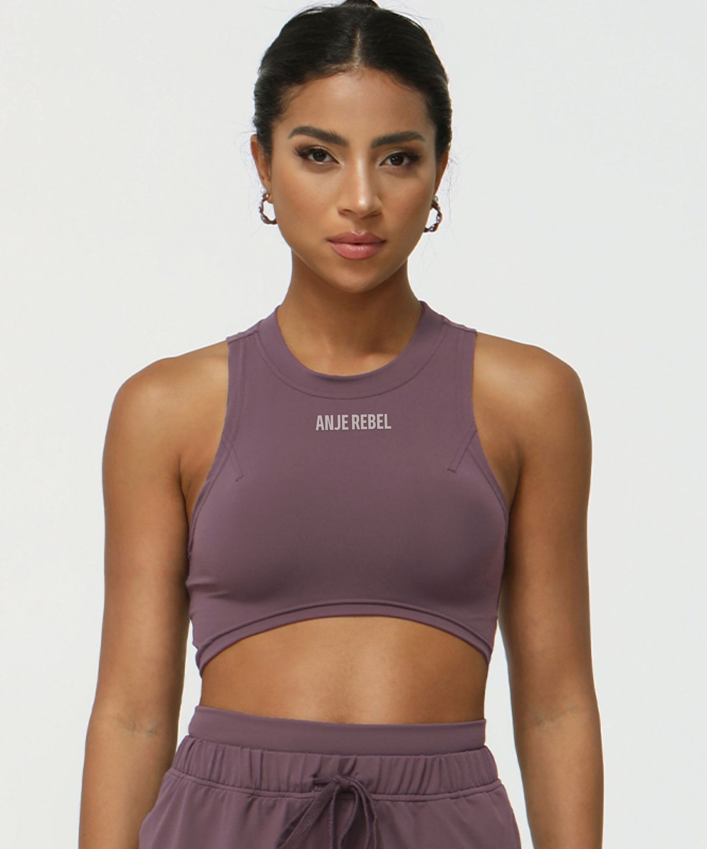 Women's Halterneck Cropped Tank Top