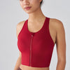 Double Impact Cropped Sports Bra - ANJE REBEL