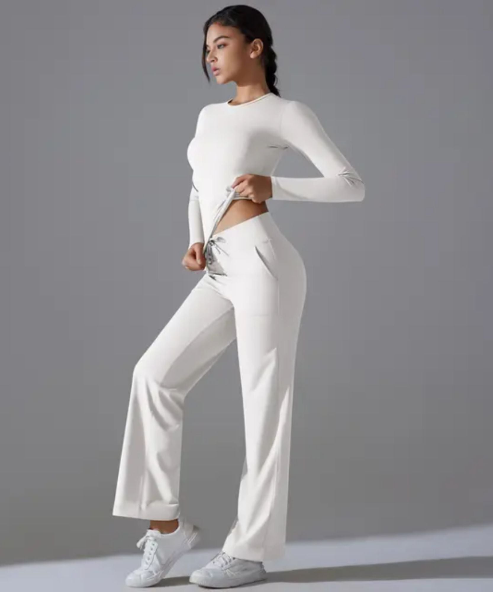 Relaxed-Fit Straight Cut Pants ANJE REBEL