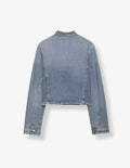 Military Style Denim Jacket