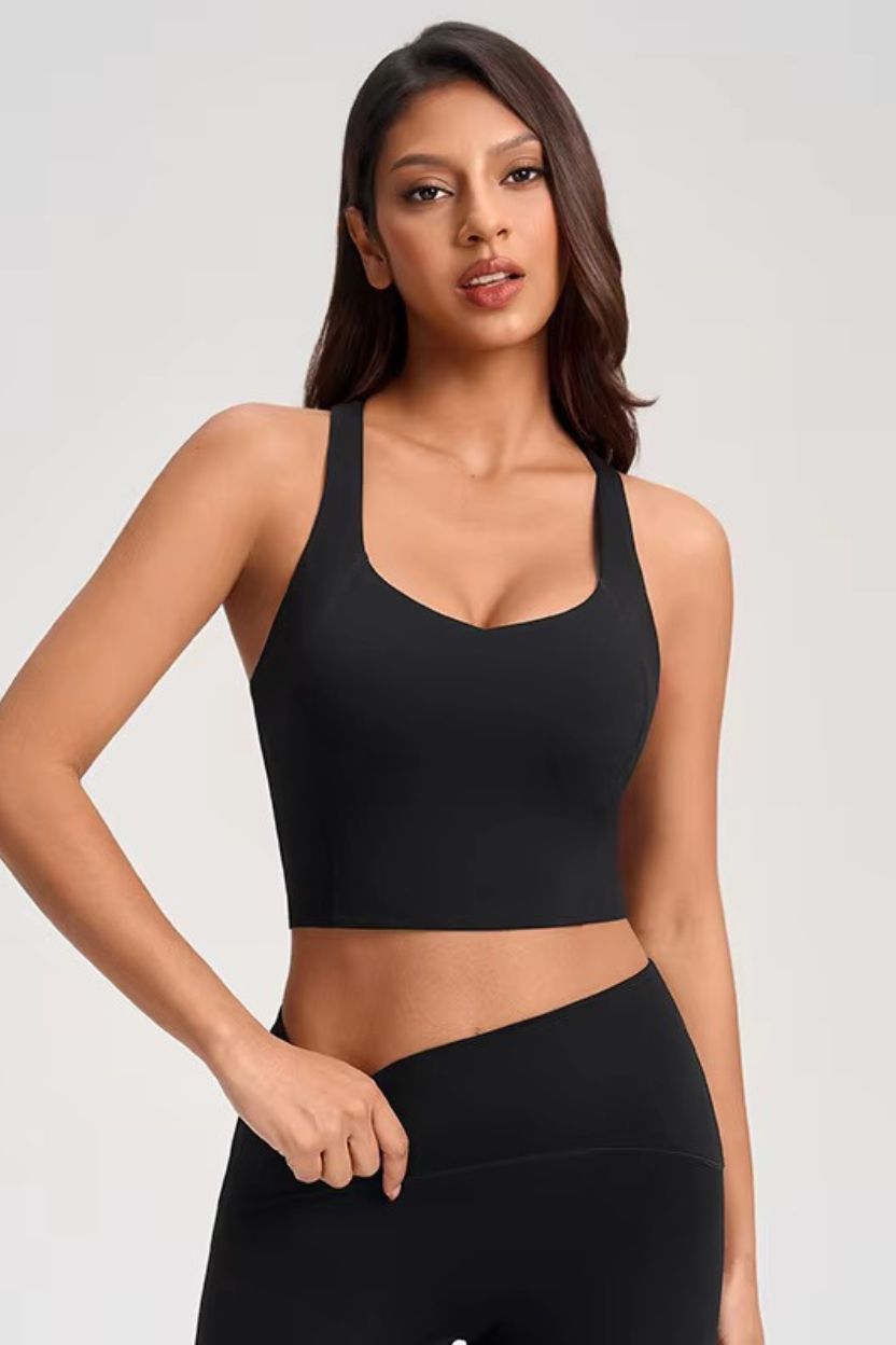 Cropped Racerback Tank Top ANJE REBEL