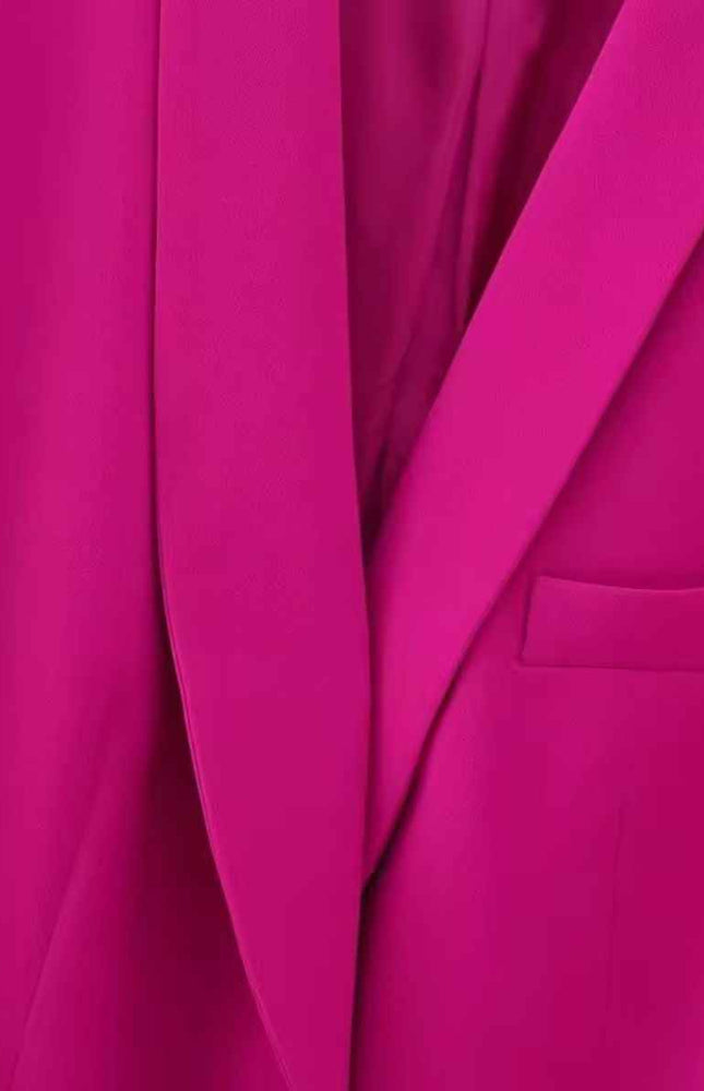 Double Breasted Ribbon-Front Long Jacket