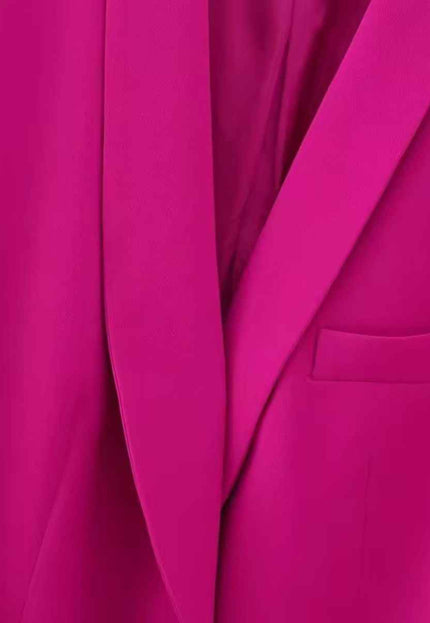 Double Breasted Ribbon-Front Long Jacket