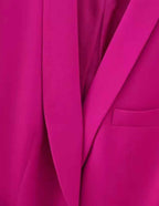 Double Breasted Ribbon-Front Long Jacket