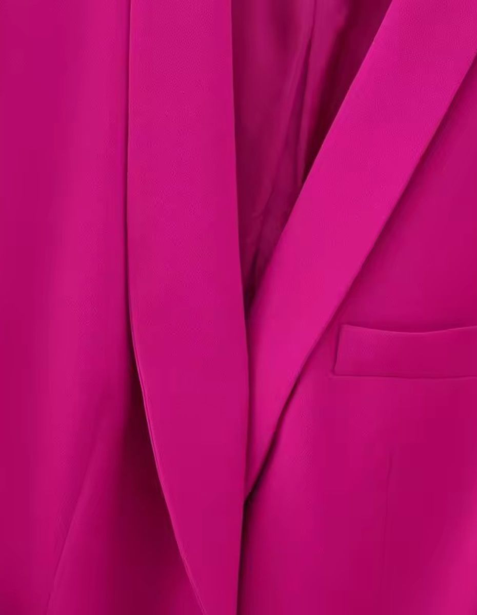Double Breasted Ribbon-Front Long Jacket ANJE REBEL