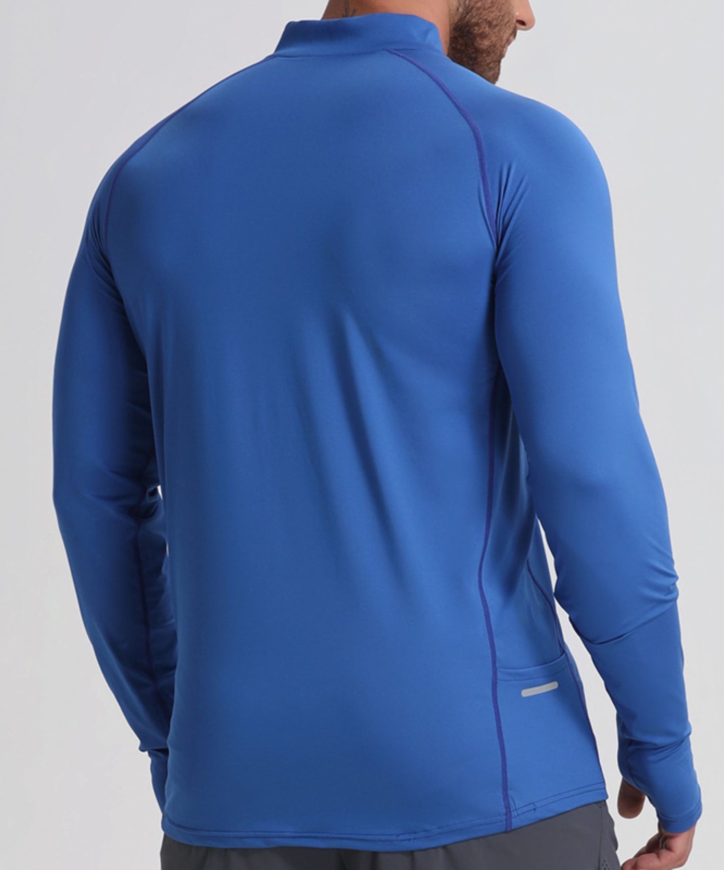 AR Men's Half-Zipper Running Long Sleeves Shirt