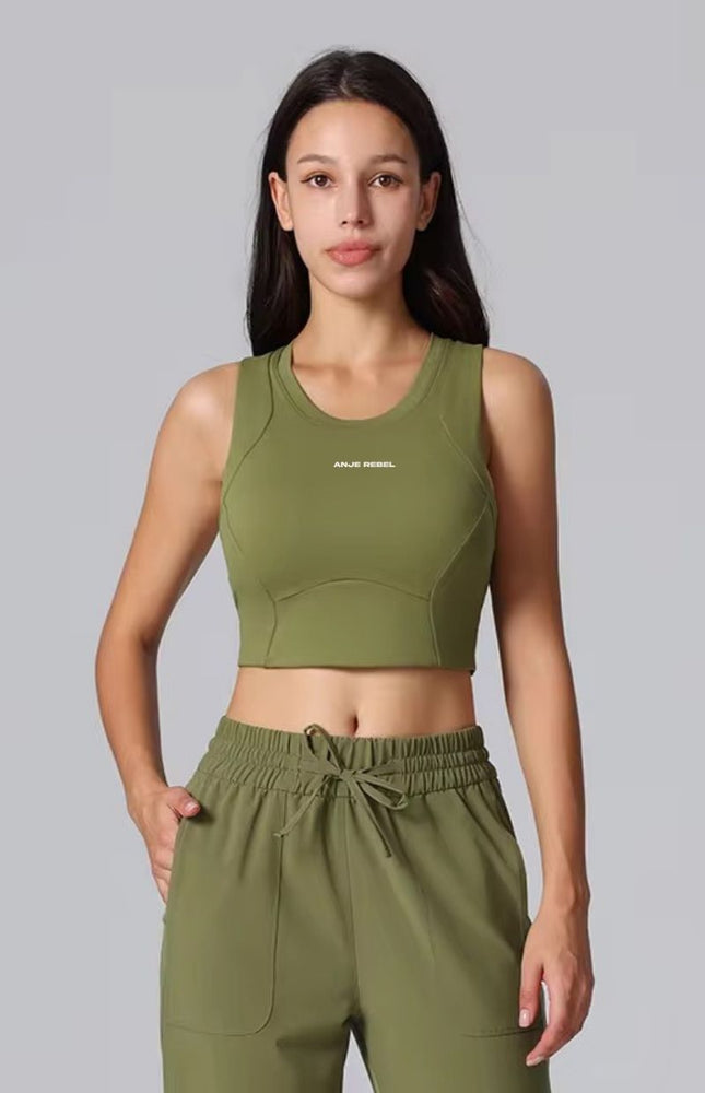 Functional CrossFit Cropped Tank Top ANJE REBEL