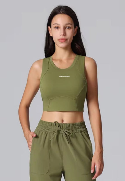 Functional CrossFit Cropped Tank Top ANJE REBEL