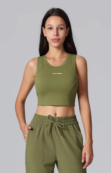 Functional CrossFit Cropped Tank Top ANJE REBEL