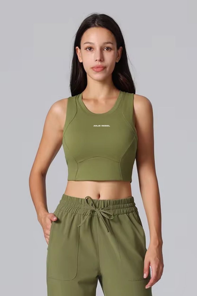 Functional CrossFit Cropped Tank Top ANJE REBEL