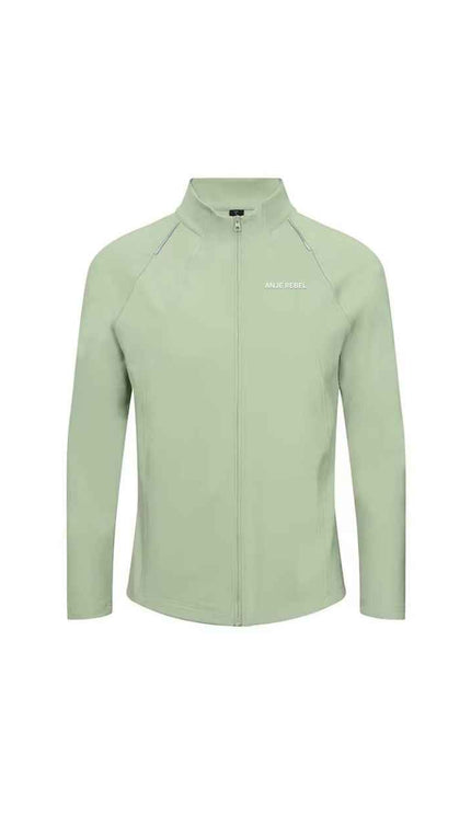 Breathable High Collar Zip Up Jacket