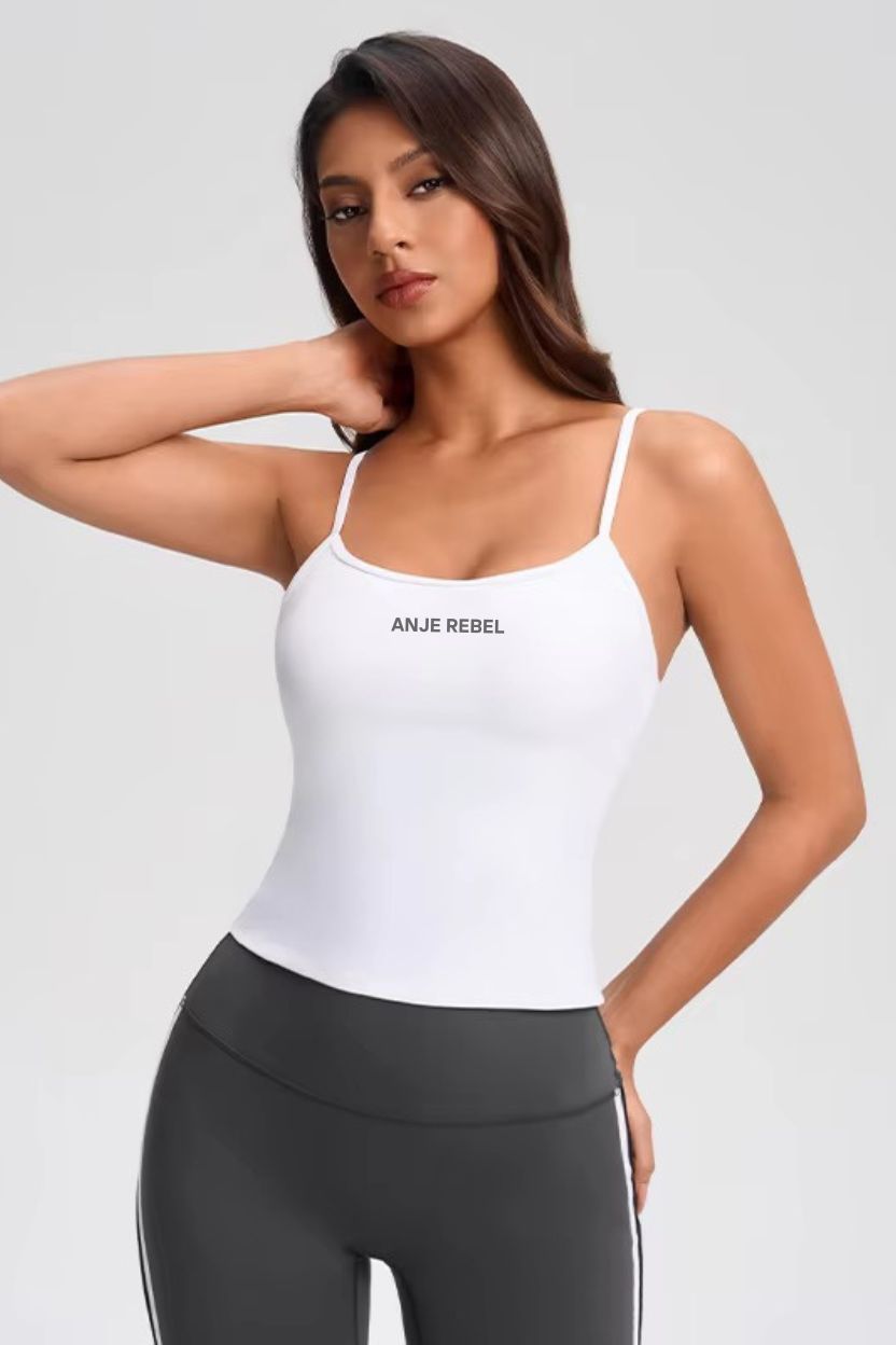Nautical In-Built Bra Tank Top ANJE REBEL