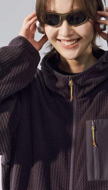 Street Style Oversized High Collar Jacket ANJE REBEL