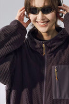 Street Style Oversized High Collar Jacket ANJE REBEL