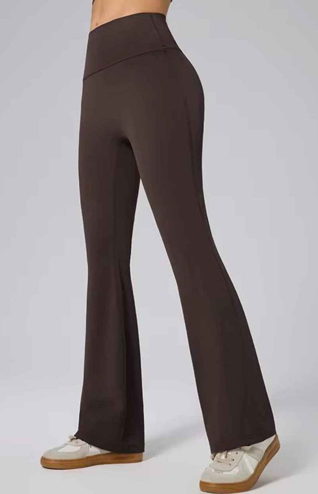 SlimFit Flared High-Waist Pants