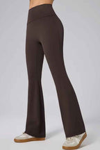 SlimFit Flared High-Waist Pants