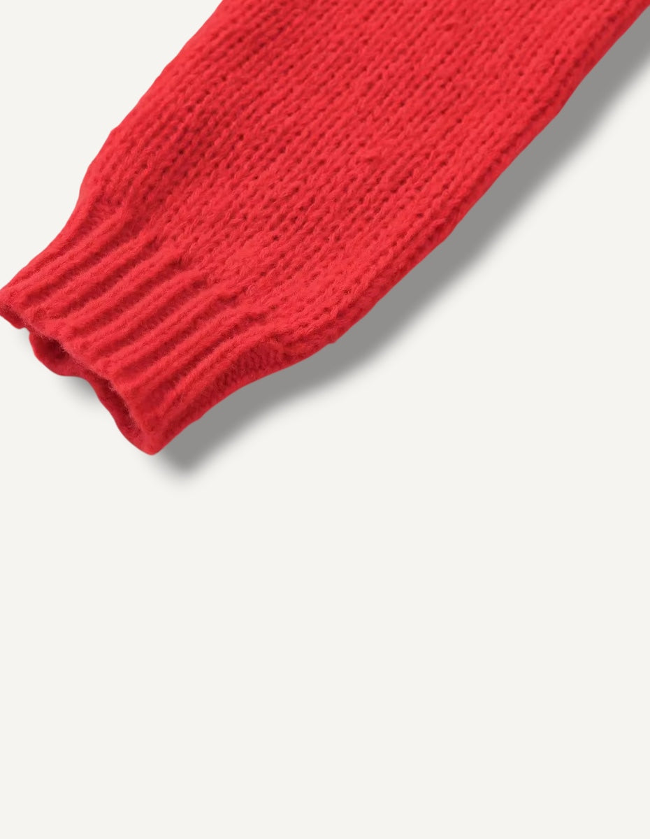 Raw Edge Lightweight Long Sleeves Sweater ANJE REBEL