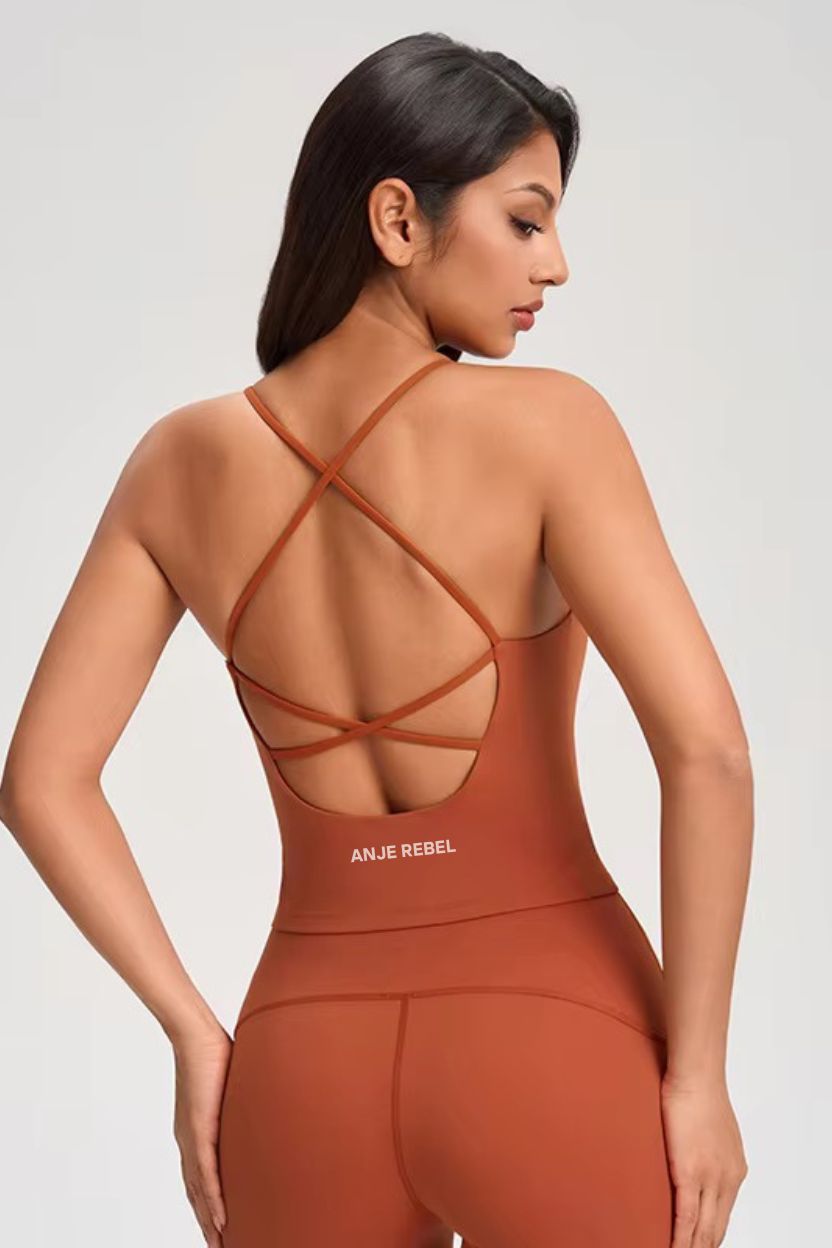 Halter-Neck Bareback Tank Top ANJE REBEL