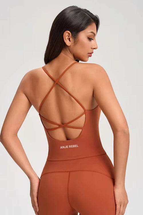 Halter-Neck Bareback Tank Top ANJE REBEL