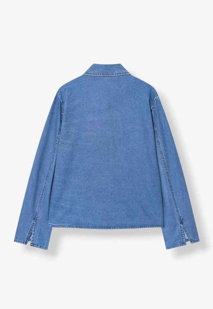 Kimono Front Sash Denim Jacket