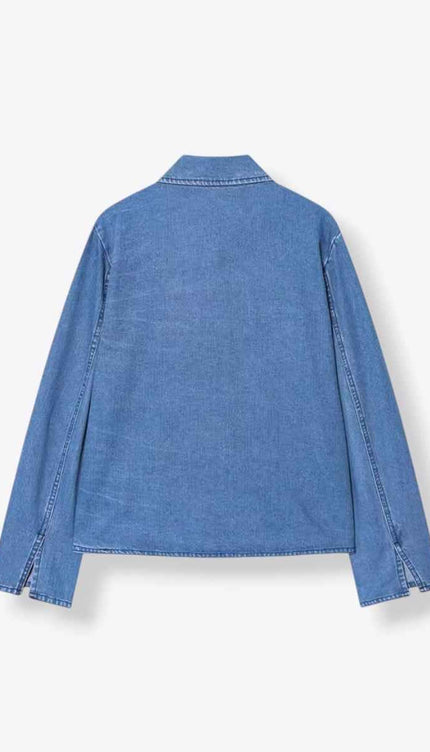 Kimono Front Sash Denim Jacket