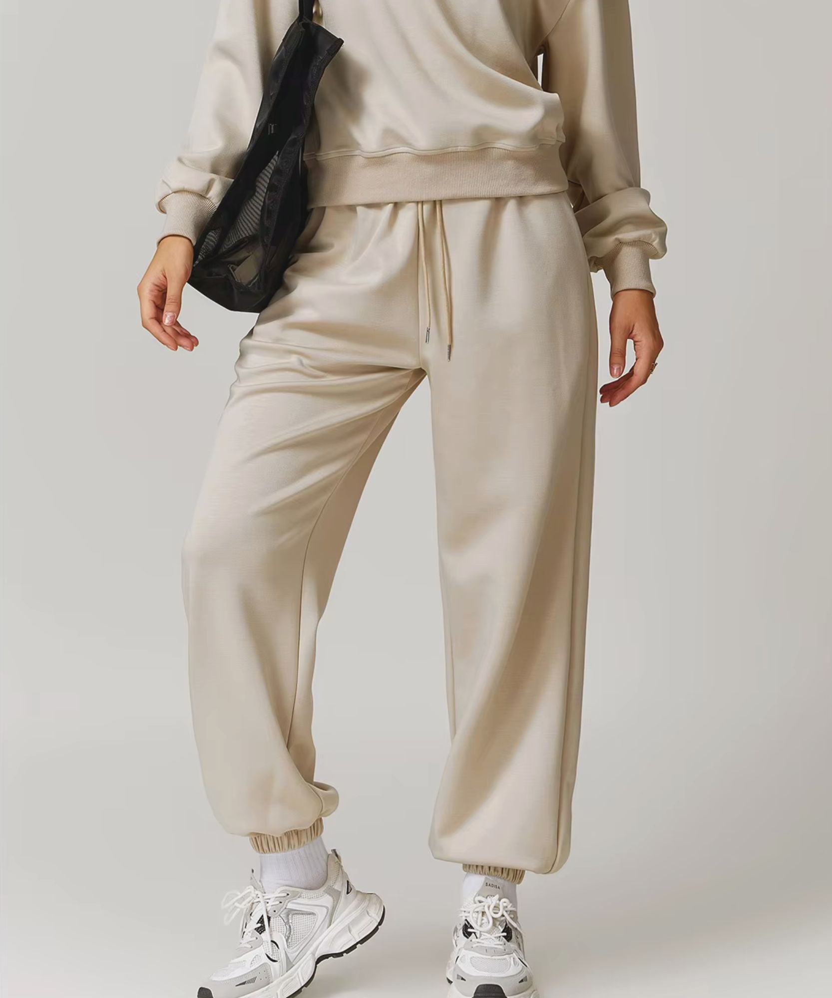 Adjustable Drawstring Jogger Pants - ANJE REBEL