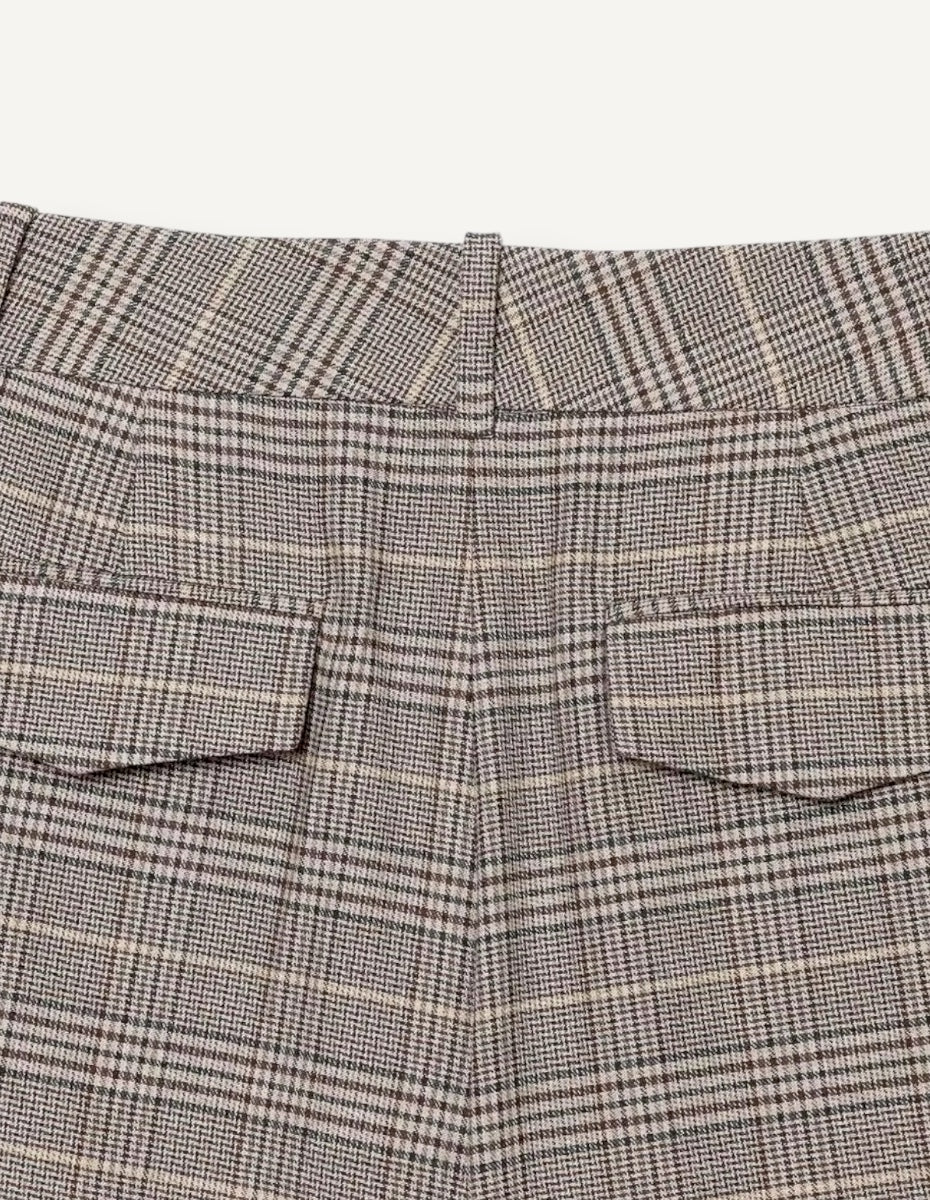 English Chequard Smart Casual Culottes ANJE REBEL