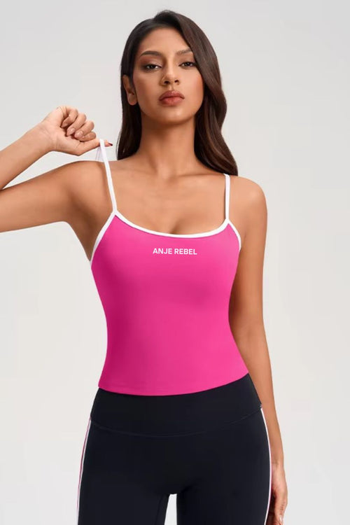 Nautical In-Built Bra Tank Top ANJE REBEL