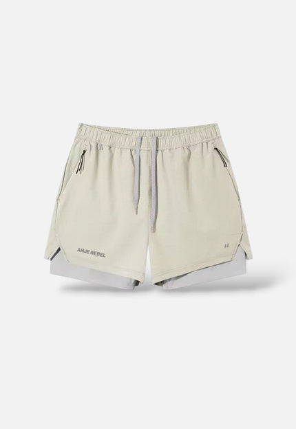 Breathable 2-in-1 Active Shorts ANJE REBEL