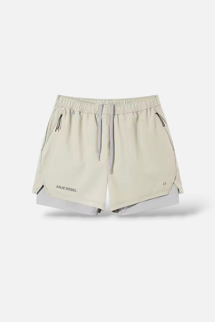 Breathable 2-in-1 Active Shorts ANJE REBEL