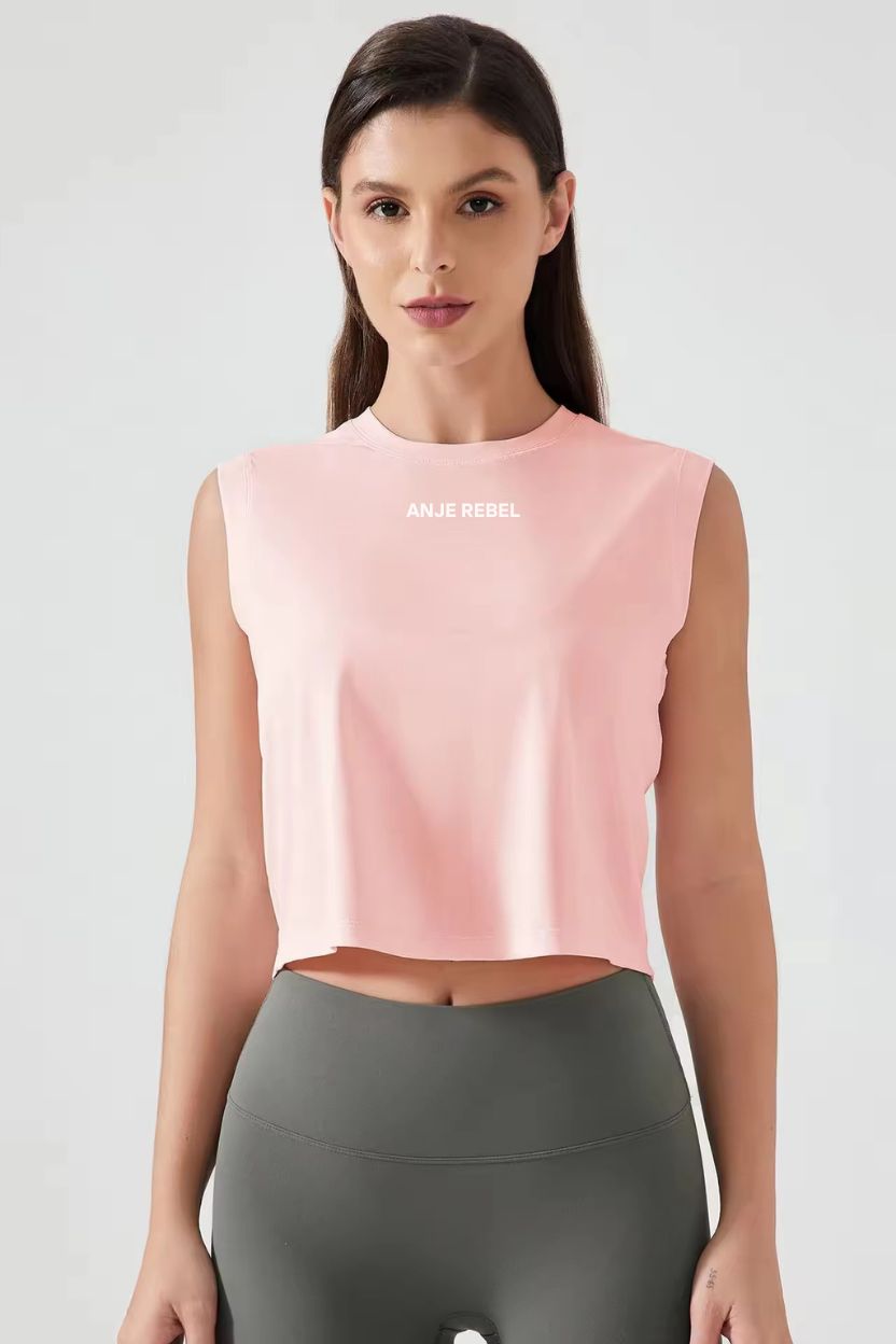 Cool-Touch Loose Fit Cropped Tank Top ANJE REBEL