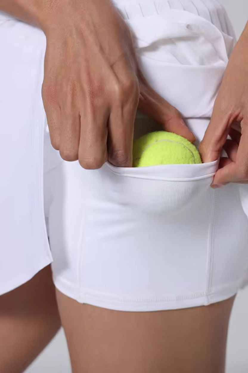 Pleated Tennis Skirt with Pockets