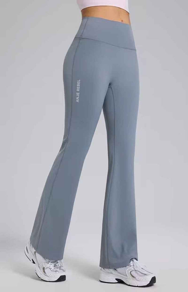 SlimFit Flared High-Waist Pants