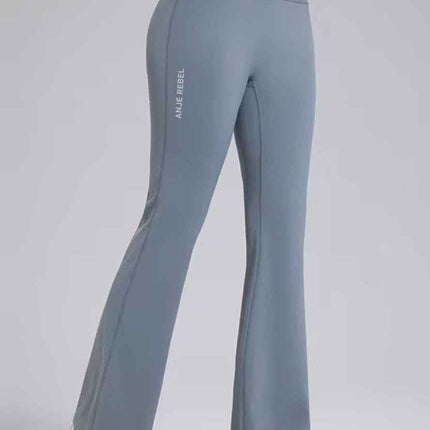 SlimFit Flared High-Waist Pants