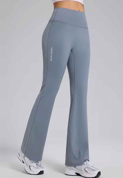SlimFit Flared High-Waist Pants