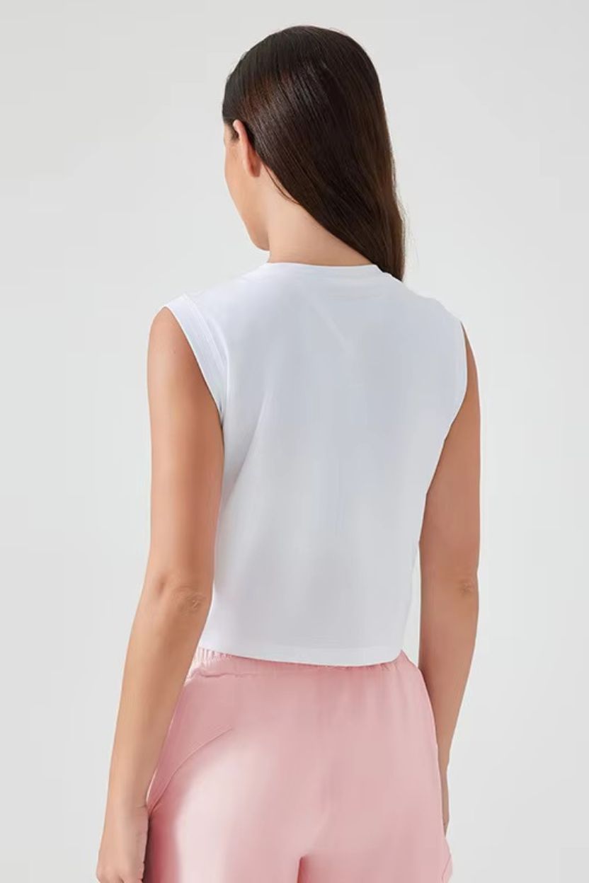 Cool-Touch Loose Fit Cropped Tank Top ANJE REBEL
