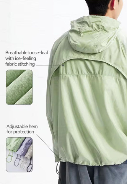 UPF50 Sun Protect Double Flip Outdoor Jacket ANJE REBEL