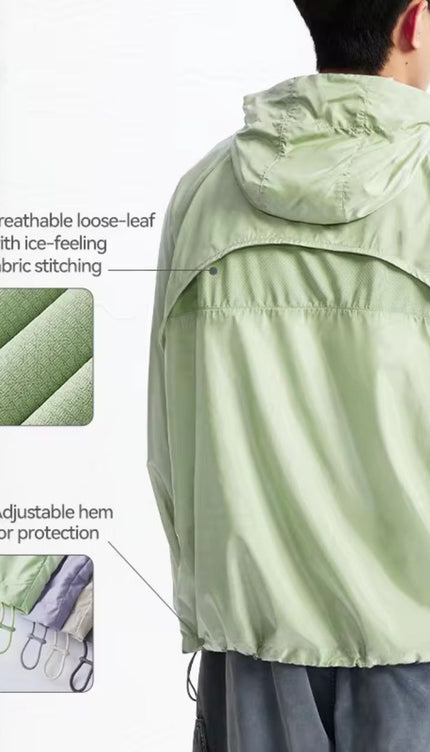UPF50 Sun Protect Double Flip Outdoor Jacket ANJE REBEL