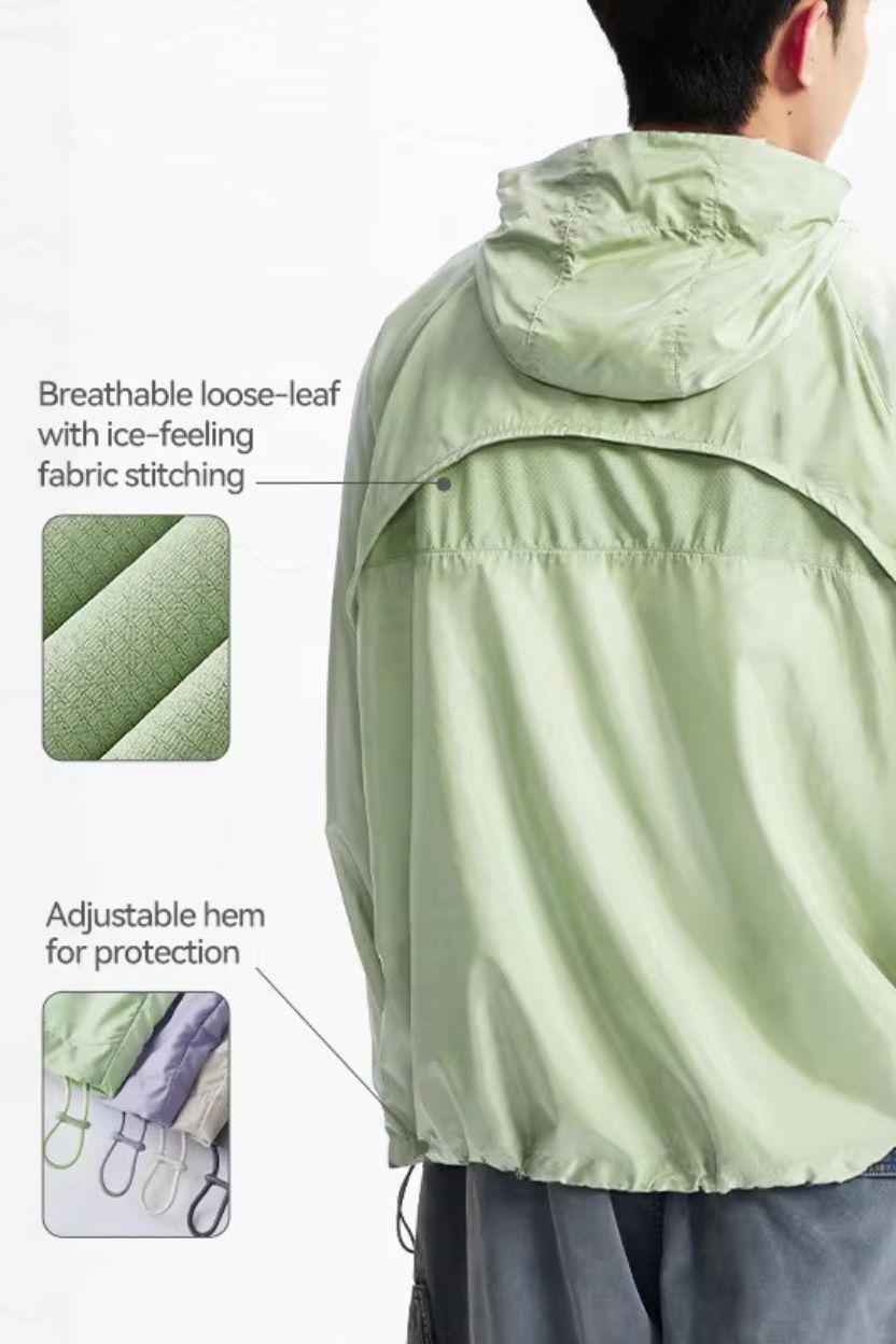 UPF50 Sun Protect Double Flip Outdoor Jacket ANJE REBEL