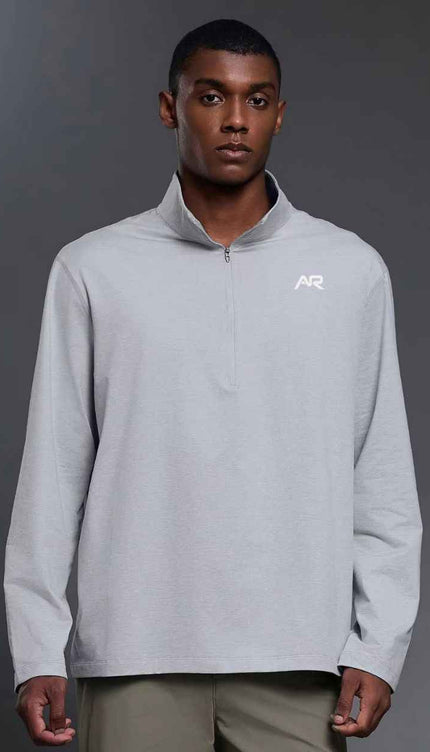 Breathable Pullover Zip-Up Sweater