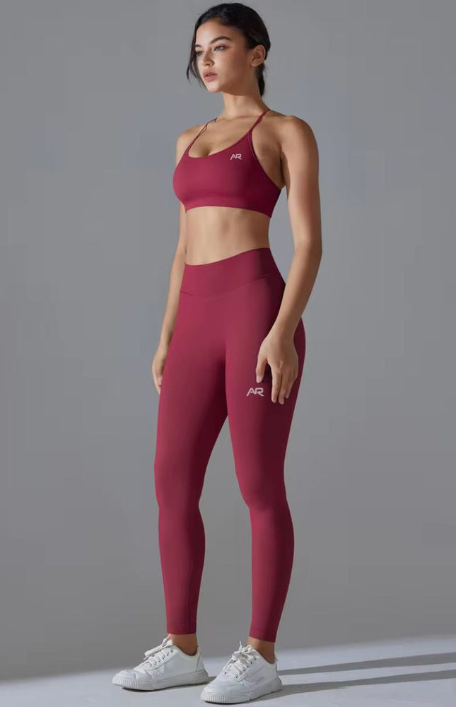 Competition Supportive Sports Bra Leggings Set ANJE REBEL