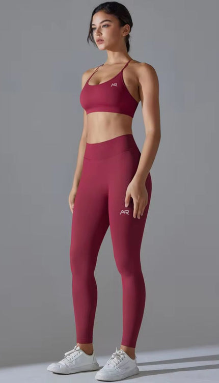 Competition Supportive Sports Bra Leggings Set ANJE REBEL