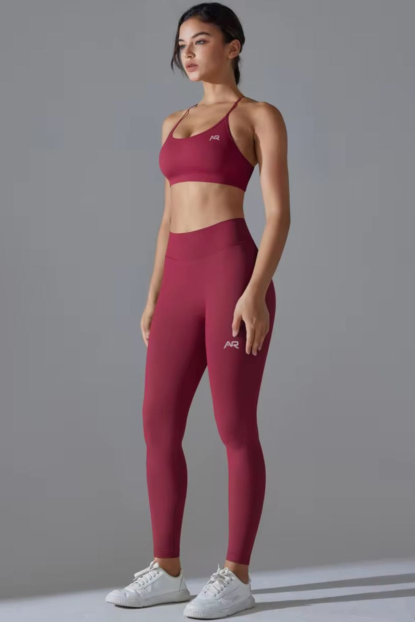 Competition Supportive Sports Bra Leggings Set ANJE REBEL