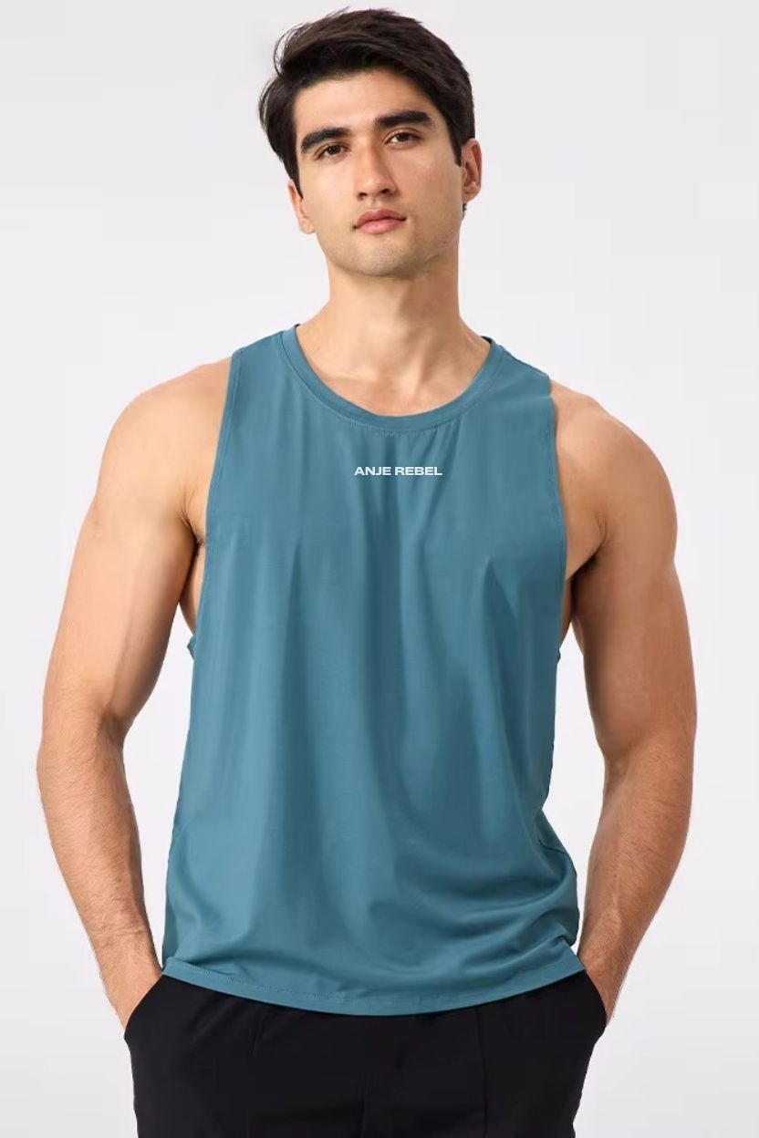 Relaxed Fit Gym Workout Tank Top ANJE REBEL