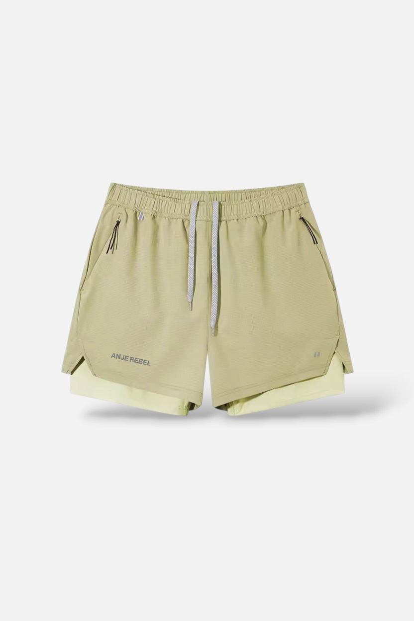 Breathable 2-in-1 Active Shorts ANJE REBEL