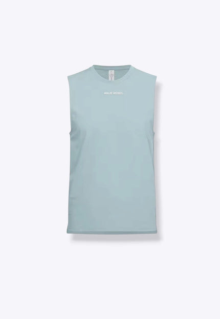 Lightweight Organic Cotton Gym Vest ANJE REBEL